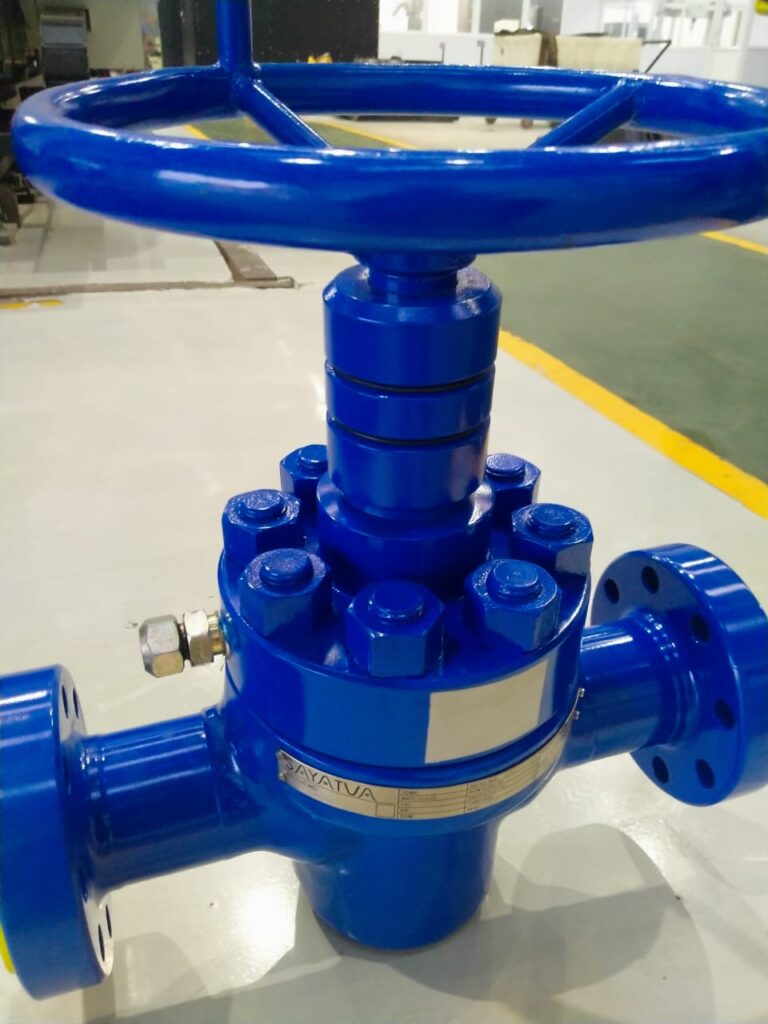 Image of blue fls valve in blue